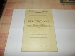 Betétkönyv 1943-ból Hódmezővásárhelyről
