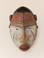 Afrikai maszk antik Pende népcsoport Kongó africká maska afrikanische Maske D705 406 6628