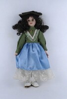 1Z557 Nagyméretű porcelán játékbaba 40 cm