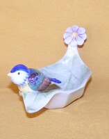 Villeroy & Boch porcelán madárka levélen