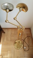 Holtkötter állólámpa, állítható, jelzett, 100-140cm., retro design