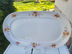 Alföldi porcelán_színes hajnalkás sültes, pecsenyés tál