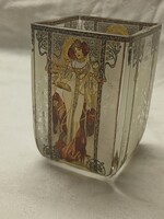 Goebel Artis Orbis szériás üveg mécsestartó