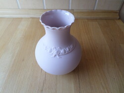 Hutschenreuther Bavaria biszkvit porcelán kis váza 12,5 cm