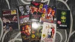 8 különböző DVD lemez, film, darabáron