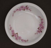 Alföldi barackvirágos porcelán mély tányér 21,5 cm