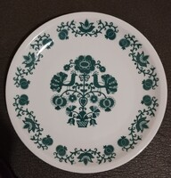 Alföldi zöld pávás tányér 24 cm