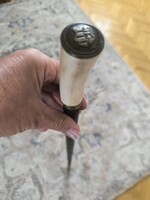 Kossuth Magyar címer,Csont fejjel fogóval sétapálca sétabot tőrös bot kard bajonet elegàns, ajàndék