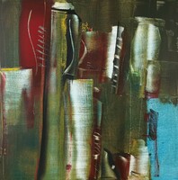 Baján Ildikó festmény 50 x 50 cm.