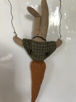 NYÚL - RÉPA - 28 x 13 cm  - FÜGGESZTHETŐ  - HIBÁTLAN