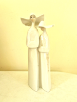 Lladro porcelán szobor 4611 apácák two nuns 34cm