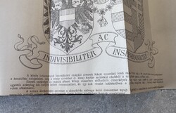 Magyarországi Rendeletek Tára 1915 II – Belügyminisztériumi kiadvány, kihajtható címerrel