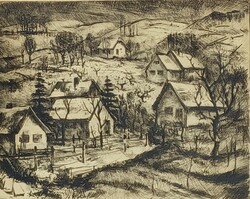 (N) Bordás Ferenc(1911-1982) : Téli táj