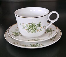 Hollóházi reggeliző készlet Erika mintával, új állapotban