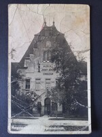 Régi képeslap Nagyszalonta Főgimnázium - Magyar Kir. Állami Arany János Gimnázium