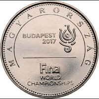 Hungary 50 forint 2017 - fina - aquatics world championship - mint condition