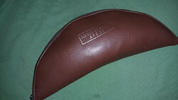 1990'S Retro kistáskává alakítható BŐR SZEGEDI ÁFÉSZ bevásárlótáska kis hely, praktikus hibátlan