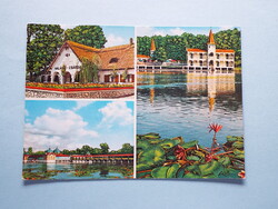 Képeslap (26) - Hévíz-Gyógyfürdő - Keszthely mozaik 1970-es évek