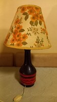 Retro iparművészeti kerámia asztali lámpa eredeti lámpaernyővel  60 cm