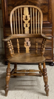 Antik Yorkshire/Windsor/ szilfa, karosszék.