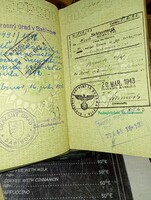 Magyar királyság útlevél német hivatali bélyegző 2.