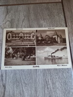 Régi képeslap: Keszthely (1940-es évek eleje, 1950-es bélyeggel)