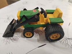 Vintage Tiny Tonka traktor homlokrakodóval (1970-es évek)