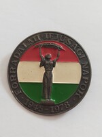FORRADALMI IFJÚSÁGI NAPOK 1945-1978 jelvény, kitűző - 2.
