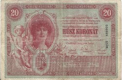20 korona 1900 eredeti tartás Ritka 2.