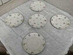 1,-Ft Antik Ó herendi tányérok egyben ritka mintázatúak