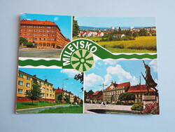 Képeslap (27) - Csehszlovákia (Csehország) - Milevsko mozaik 1970-es évek