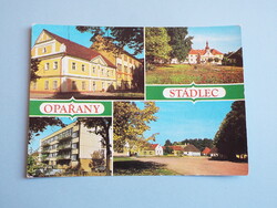 Képeslap (27) - Csehszlovákia (Csehország) - Opařany - Stádlec mozaik 1980-as évek