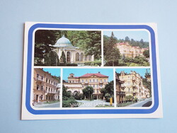 Képeslap (28) - Csehszlovákia (Csehország) - Mariánské Lázně mozaik 1980-as évek