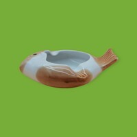 Retro hal alakú porcelán hamutál