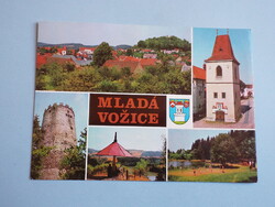 Képeslap (27) - Csehszlovákia (Csehország) - Mladá Vožice mozaik 1970-es évek