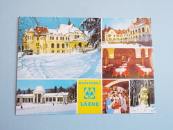 Képeslap (27) - Csehszlovákia (Csehország) - Mariánské Lázně mozaik 1970-es évek
