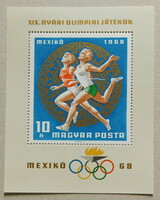 1968. Olimpia (III.) - Mexikó blokk**
