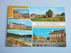 Képeslap (27) - Csehszlovákia (Csehország) - Milevsko mozaik 1970-es évek