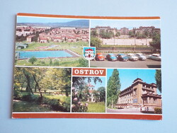 Képeslap (27) - Csehszlovákia (Csehország) - Ostrov mozaik 1980-as évek