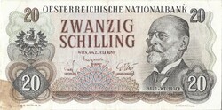 20 schilling 1956 Ausztria 2.