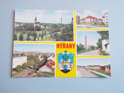 Képeslap (27) - Csehszlovákia (Csehország) - Nýřany mozaik 1980-as évek