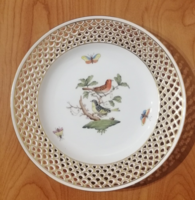 Herendi Rothschild mintás áttört falitányér - 20 cm