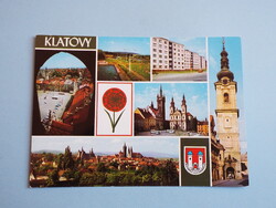 Képeslap (27) - Csehszlovákia (Csehország) - Klatovy mozaik 1970-es évek