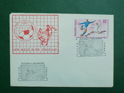 FDC 1976. UEFA Ifjúsági Labdarúgó Torna emlékbélyegzéssel