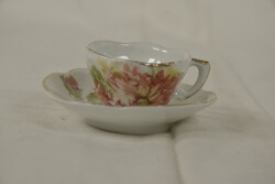 Vintage mini porcelán csésze és csészealj A358