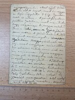 -AX302- Régi II. Vh-s Világháborús Katonai Levél Levelezőlap Levelező Lap