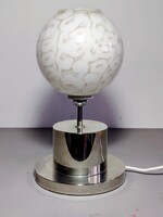 Art Deco asztali lámpa millefiori Muranói üveg búrával ALKUDHATÓ