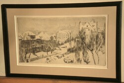 (N) Breznay József (1916-2012) : Tél / Tabán