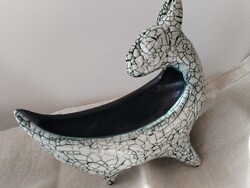 Gorka Géza, iparművészeti kerámia - " kos kínáló,csanak