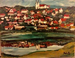 Festmény - Tihany külső to